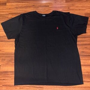 Polo by Ralph Lauren Black Tee with Red Logo